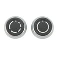 thumbnail image 2 of 2 Pcs Bouton de Contrôle du Volume Bouton de Rotation Gauche et Droite Bouton de Réglage Rotatif Bouton de Réglage du Volume de la Radio Bouton de Commande pour Panamera Cayenne 911, 2 of 8