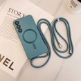 thumbnail image 3 of Crossbody Lanyard Magnetic Case For Samsung Galaxy S24 S23 S22 Plus Ultra S21 FE For Magsafe Camera Protection Soft TPU Cover, 3 of 5