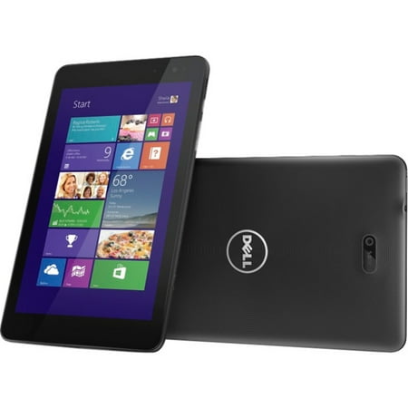 Dell Venue 8 Pro Tablet, 8" WXGA, Atom Z3740D Quad-core (4 Core) 1.33 GHz, 2 GB RAM, 64 GB Storage, Windows 8.1 32-bit, Black