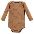 thumbnail image 4 of Hudson Baby Cotton Long-Sleeve Bodysuits, 7-Pack, Newborn-24 Months, 4 of 9