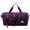 Deep Purple, variant on SIX DEER Quilted Travel Duffle Bag, Large Capacity Weekender Overnight Bag with Dry Wet Separation Pocket & Detachable Shoulder Strap, Waterproof Gym Duffle Bag for Women