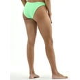 thumbnail image 5 of No Boundaries Women's Herringbone Crinkle Bikini Bottoms, Sizes XXS-XXL, 5 of 6