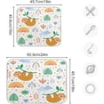 thumbnail image 3 of FREEAMG Dish Drying Mat Cartoon Sloth Absorbent Dry Mats for Dishes Draining Pad for Kitchen Countertop 18" x 24", 3 of 7