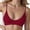 Brick Red, variant on Women's Triangle Bralette JIANLAI Plunge Bra V Neck Wireless No Padded Soft Comfortable Everyday Sleep Bras Beige