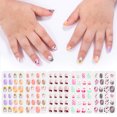 thumbnail image 2 of 120Pcs/Set Cute False Nails Full Cover Nail Tips for Children DIY Nail Art Kids Gift, 2 of 7