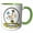 Green/White, variant on 3drose, Funny Worlds Greatest Workaholic Men Cartoon, 11oz Mug