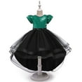 thumbnail image 5 of RUTAYY Children Girls Dress Round Neck Sparkly Sequins with Detachable Train Performance Party Gown Fashion Travel Dresses, 5 of 5