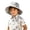 Grey, variant on Krdevn Cartoon Dinosaur Print Kids Wide Brim Sun Hat Adjustable Chin Strap Beach Cap for Toddler Boys Girls
