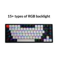 thumbnail image 4 of Keychron K2 75% Layout 84 Keys Hot-swappable Bluetooth Wireless/USB Wired Mechanical Keyboard with Gateron G Pro Brown Switch/Double-Shot Keycaps/RGB Backlight/Aluminum, 4 of 8