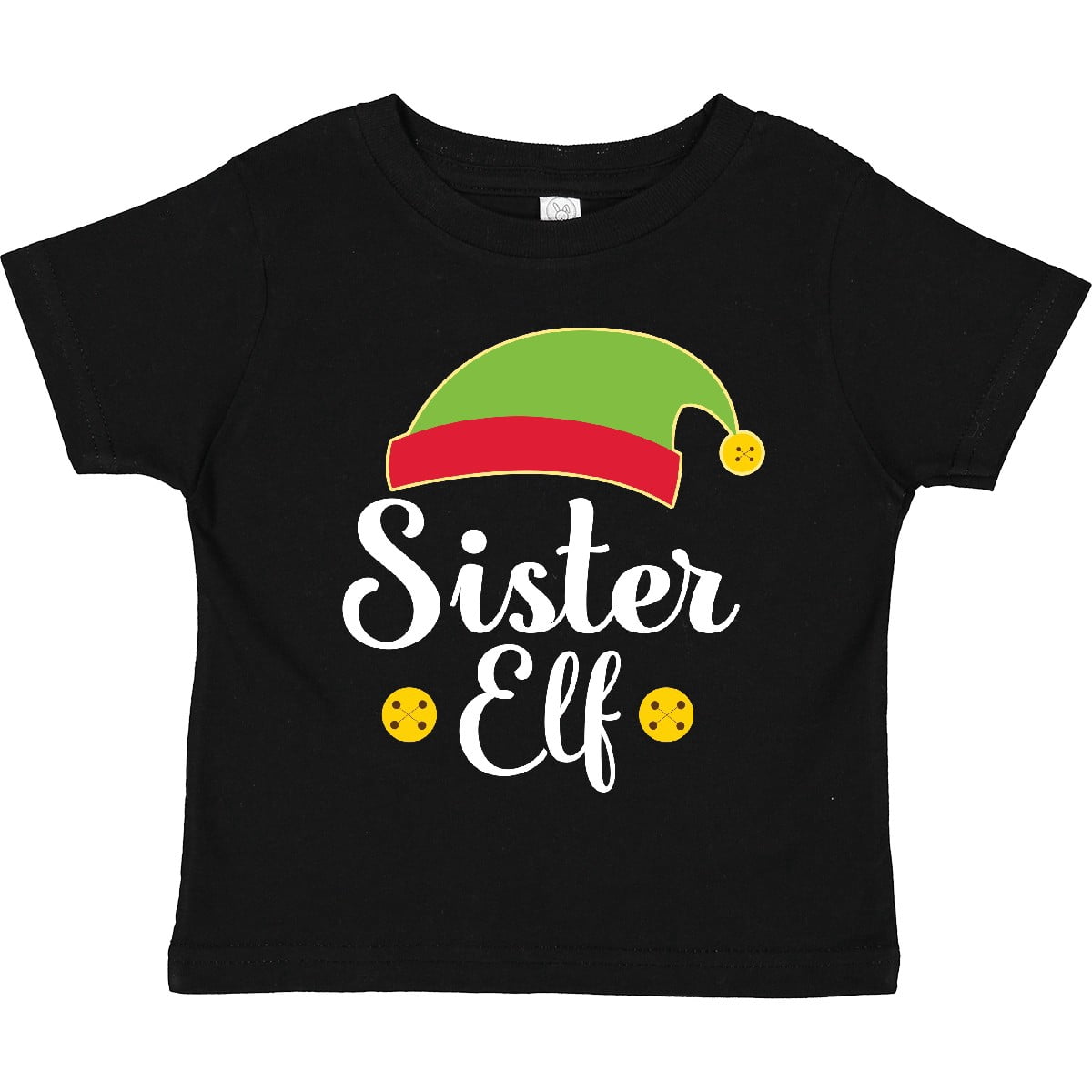 Inktastic Christmas Sister Elf Holiday Girls Toddler T-Shirt