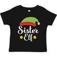 thumbnail image 3 of Inktastic Christmas Sister Elf Holiday Girls Toddler T-Shirt, 3 of 5