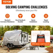 VEVOR Trailer Jack Block, 6000 lbs Capacity per RV Leveling Block, High-quality Polypropylene RV Camper Stabilizer Blocks, RV Travel Accessories Use for Any Tongue Jack, Post, Foot,5th Wheels,4-Pack