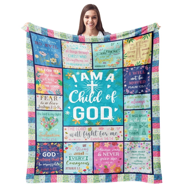 Manta CUJUYO Regalos Cristianos para Mujeres 150x125 cm