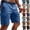 #03 Dark Blue, variant on Cargo Shorts for Men Relaxed fit Elastic Waist Athletic Work Shorts Summer Lightweight Hiking Shorts Multi Pockets,L,#03 Army Green