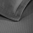 thumbnail image 6 of Superior Solitaire Cotton Decorative Bedspread and Sham Set, Full, Grey, 6 of 10