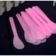 thumbnail image 3 of Espátula para crema facial de plástico rosa, 50 Uds., mezcla de crema para muestras de cara, cuchara para barro, maquillaje, pieza facial de Aloe, accesorios DIY JAMW Sencillez, 3 of 5
