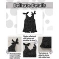 thumbnail image 4 of Toddler Baby Girl Clothes Kid Summer Outfits Strap Sleeveless Romper Halter Jumpsuit Bodysuit Shorts Overall Clothing Set, 4 of 6