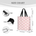 thumbnail image 3 of Fotbe Cute Rabbit Bolsa Tote con Estampado para Mujer, Bolsos con Cremallera, Bolsa de Hombro Casual de Gran Capacidad con Bolsillos Internos, 3 of 7