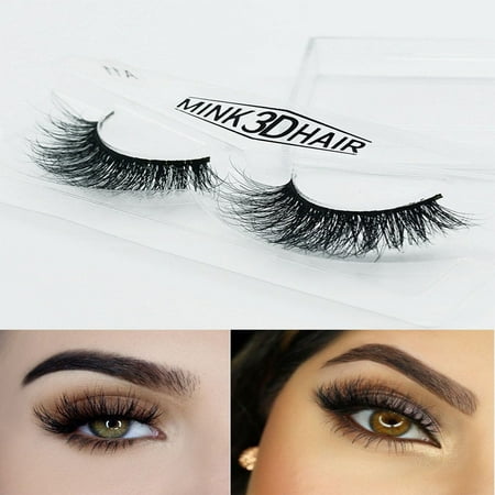 - Hot Sale 3D Mink False Eyelashes, Layered Wispy (Lilly/Miami)*Party Lashes-Natural Long Fabulous Cosmetic Eye Lashes,Makeup Beauty Tools