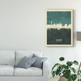 thumbnail image 3 of Trademark Fine Art 'Las Vegas Nevada Skyline Teal' Canvas Art by Michael Tompsett, 3 of 4