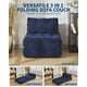 thumbnail image 5 of Yeshouse Sofá cama plegable 3 en 1, 190 x 87 x 22 cm, convertible individual con almohada y respaldo, portátil, para sala de estar y dormitorio, 5 of 7