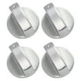 thumbnail image 1 of MasteelfCA 4pcs Replacement Stove Knobs Universal Electric Range Knob Metal Burner Control Knobs, 1 of 9
