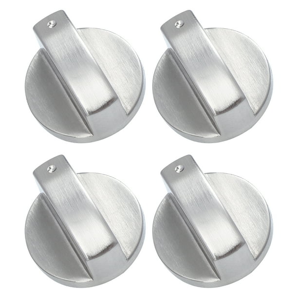 4pcs Replacement Stove Knobs Universal Electric Range Knob Metal Burner