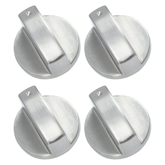 4pcs Replacement Stove Knobs Universal Electric Range Knob Metal Burner