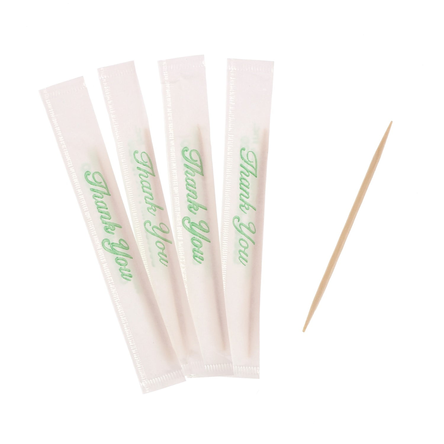 Pack of 15,000 RIW15 Royal Plain Individual Cello Wrapped Toothpicks 