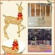 thumbnail image 2 of Lighted Christmas Deer Outdoor Decor, Reindeer Decor With Led Lights, Pre-lit Holiday Dcor For Yard, 2 of 5