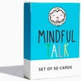 thumbnail image 2 of Versión en inglés del juego de mesa Mindful Talk, juego de cartas para niños, juego de cartas, gira de fiesta de ocio familiar, 2 of 5