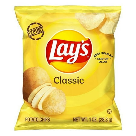 Frito Lay Lays Classic Potato Chips, 1 oz