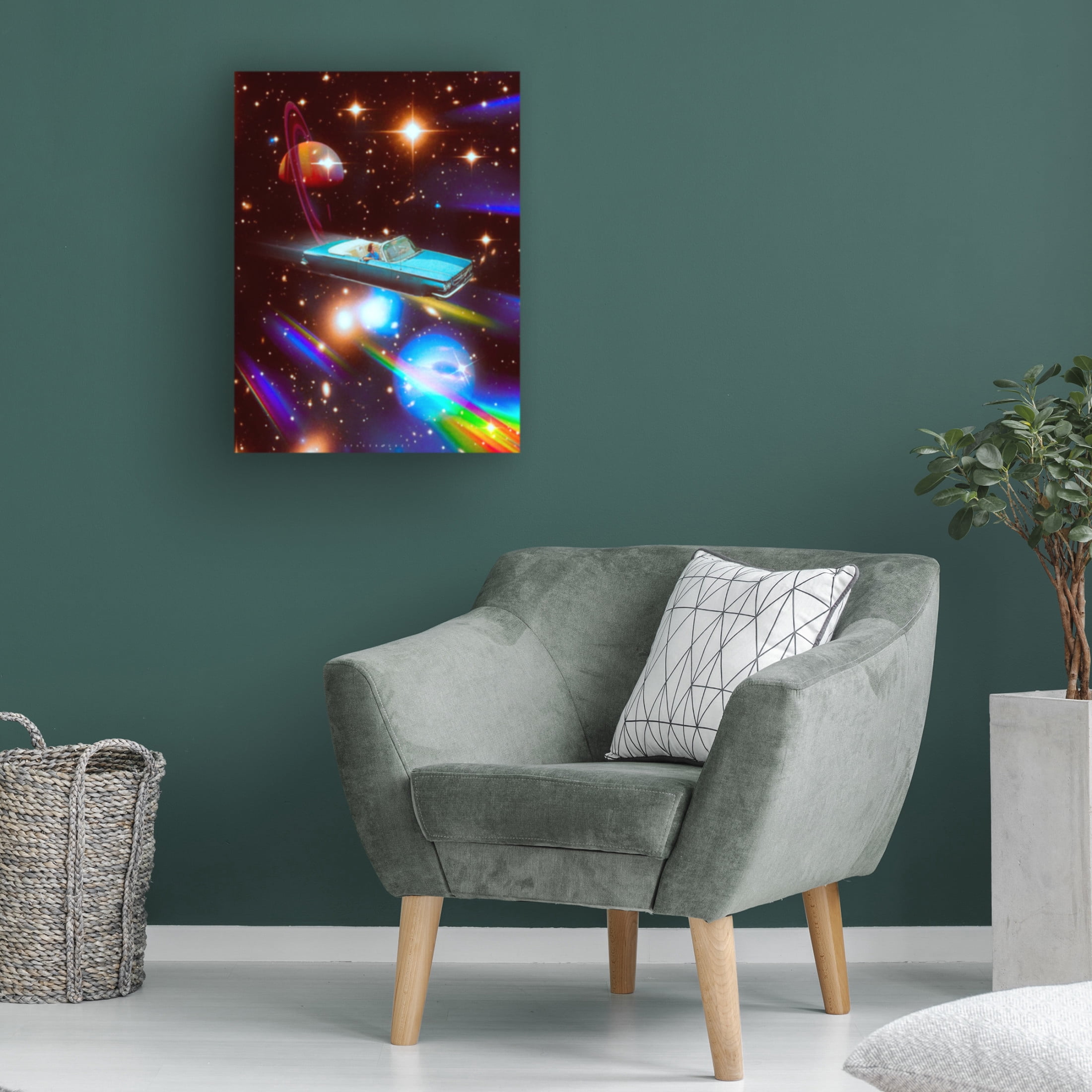 Trademark Fine Art spacerocket art 636 Canvas Wall Art