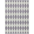 thumbnail image 2 of HomeRoots 577100 8 x 10 ft. Geometric Washable Indoor & Outdoor Rectangle Area Rug, Purple & Lilac, 2 of 5