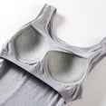 thumbnail image 4 of Sujetador de una pieza con almohadilla para el pecho, base interior de yoga, chaleco deportivo sin mangas para mujer de verano, 4 of 6