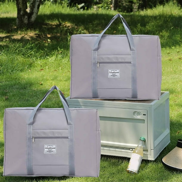 Fiudx Bolsa de Viaje Plegable, Diseño Compacto y Ligero, Material Impermeable, Cremalleras Resistentes, Fácil de Plegar y Guardar, Ideal para Viajes, Gimnasio, Deportes, para Mujer, Tallas Disponible