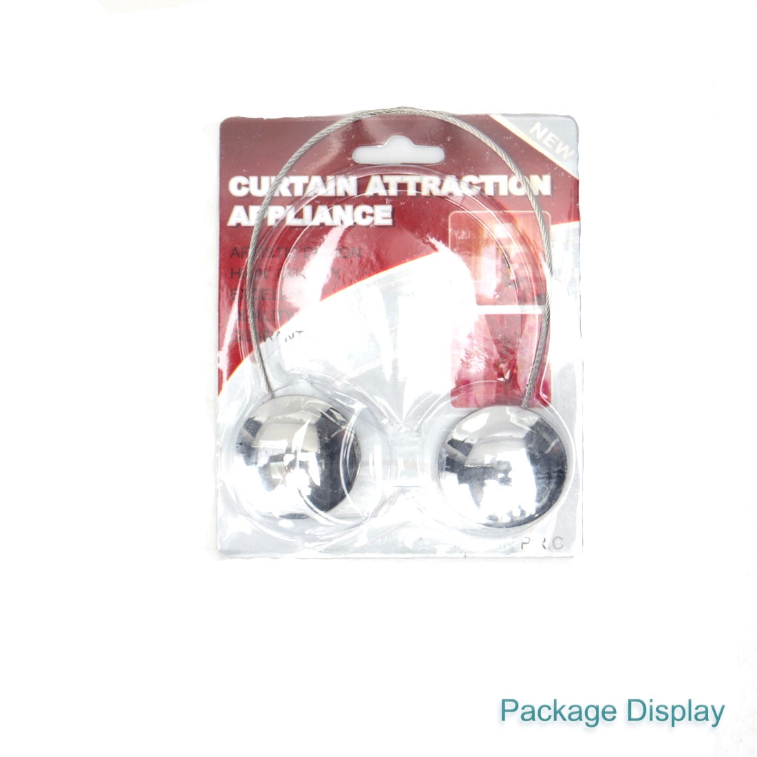 Unique Bargains 4 Pieces Curtain Tiebacks 24 Inch Tiebacks Rope Holder Silver Tone