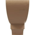 thumbnail image 2 of 3"W x 18"D x 6"H Thin Ridgewood Rough Cedar Woodgrain TimberThane Corbel, Primed Tan, 2 of 6