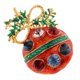thumbnail image 3 of Broche Con Forma De Fruta Navidea De Cristal De Diamantes De Imitación Y Colgante De Joyería Num Sunnimix Colgante de joyería de broche, 3 of 7