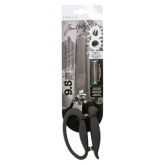 Tim Holtz Recoil Scissors 9.5"-Black
