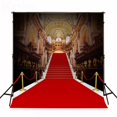 thumbnail image 2 of YUSDECOR 5x7ft Scène Tapis Rouge Photographie Fond Palais Style Photo Studio Fond Prop, 2 of 4
