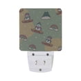 thumbnail image 2 of Christmas Snowman Sledding Rainbow Clouds LED Night Light Sensor Lamp Plug-in Adjustable Brightness 2 Pack, 2 of 7