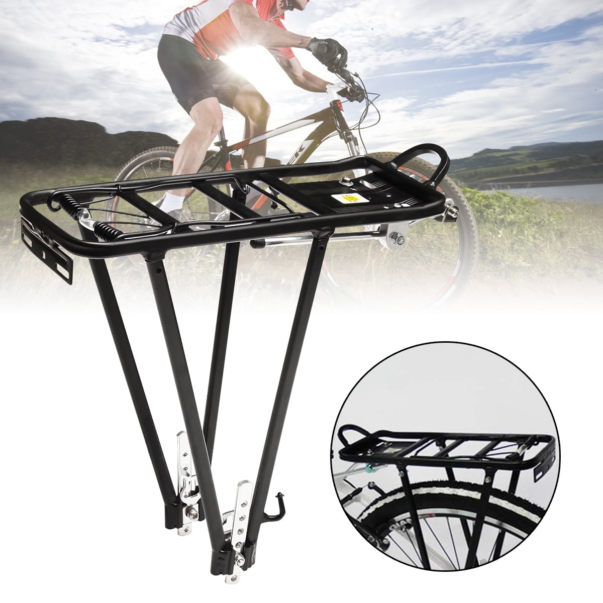 heavy duty bike rear rack