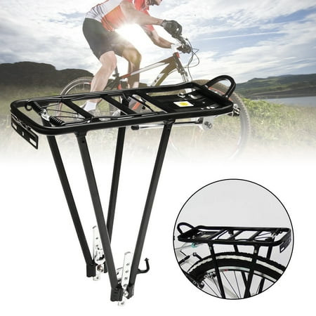 Alloy Aluminum Back Rear Rack Bike Bicycle Seat Post Frame Carrier Holder Cargo (Best Seat Post Bike Rack)