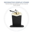 thumbnail image 3 of LOLIPPYY Modern Black Plush Glasses Holder Practical and Decorative Stand for Home and Office, 3 of 7