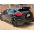 thumbnail image 4 of Ruihe Ajuste para Ford Focus ST RS MK3 Hatchback 2PC 2012 2013 2014 2015 2016 2017 2018 Ventilación de persianas Laterales de Ventana Negra Brillante, 4 of 5