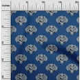 thumbnail image 1 of oneOone Organic Cotton Voile Fabric Animal Face Block Print Fabric By Yard 42 Inch Wide, 1 of 4