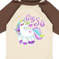 thumbnail image 4 of Inktastic Big Sis unicorn Girls Long Sleeve Baby Bodysuit, 4 of 5