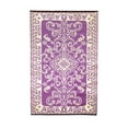 thumbnail image 2 of Achla Designs 72"L Violet Polypropylene Woven Indoor/Outdoor Tracery Floor Mat - 48" W x 72" L x 0.25" H, 2 of 2