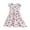 Red, variant on 5-6 Years Flower Girl Dress Children'S Floral Knee Length Flying Sleeve Dress Dress Suitable For 3 10 Years Old Fashion Girl Clothes Green